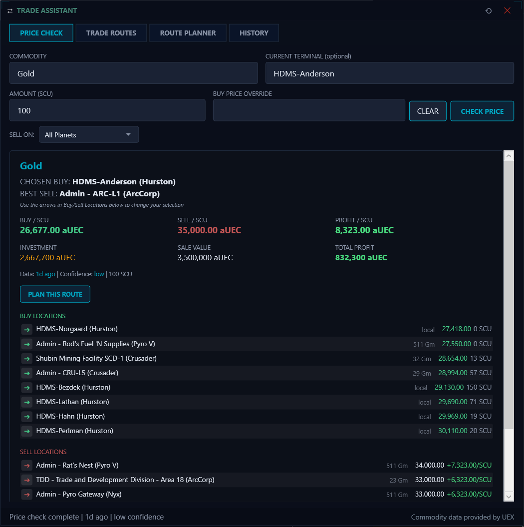 SC DataHub Trade Assistant
