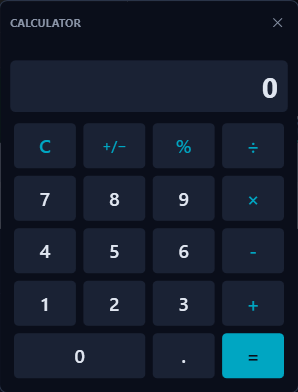 Quick calculator overlay